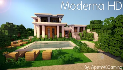 MODERNA — Minecraft resurs pak, rasm 1