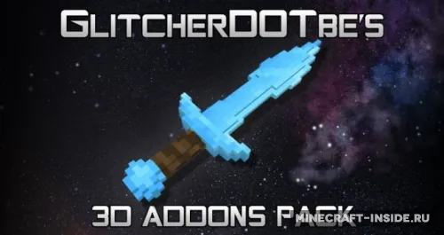 Glitch’s 3D Addons Pack — Minecraft resurs pak, rasm 1