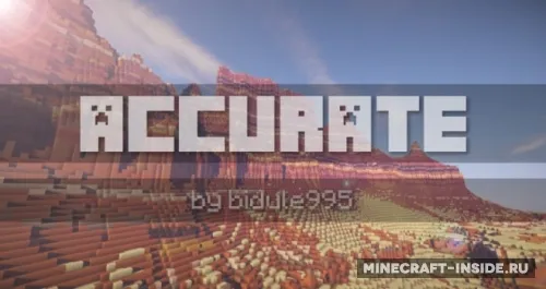 ACCURATE — Minecraft resurs pak, rasm 1