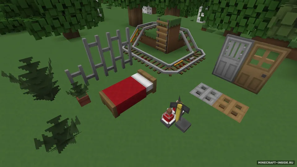 Paper Cut-Out 3D Models Add-on — Minecraft resurs pak, rasm 2
