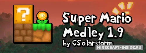 Super Mario Medley — Minecraft resurs pak, rasm 1