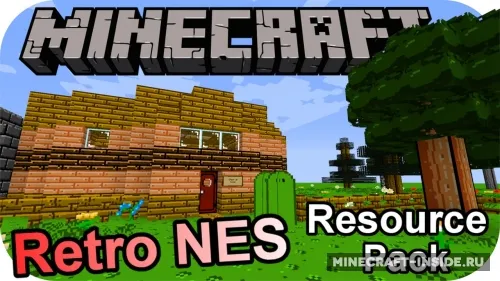 Retro NES — Minecraft resurs pak, rasm 1