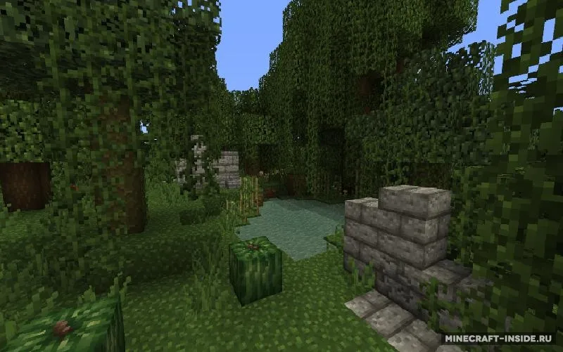 Jungle Ruins — Minecraft resurs pak, rasm 4