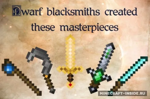 Medieval PvP — Minecraft resurs pak, rasm 1