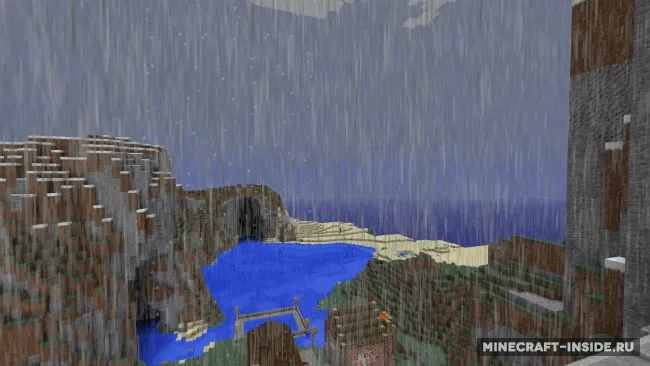 Realistic Rain — Minecraft resurs pak, rasm 2