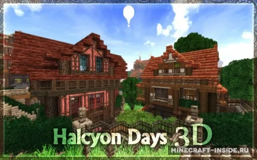 Halcyon Days 3D — Minecraft resurs pak, rasm 1
