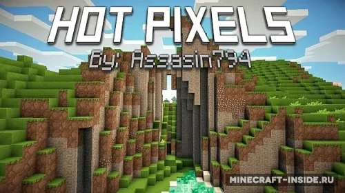 Hot Pixels Returns — Minecraft resurs pak, rasm 1