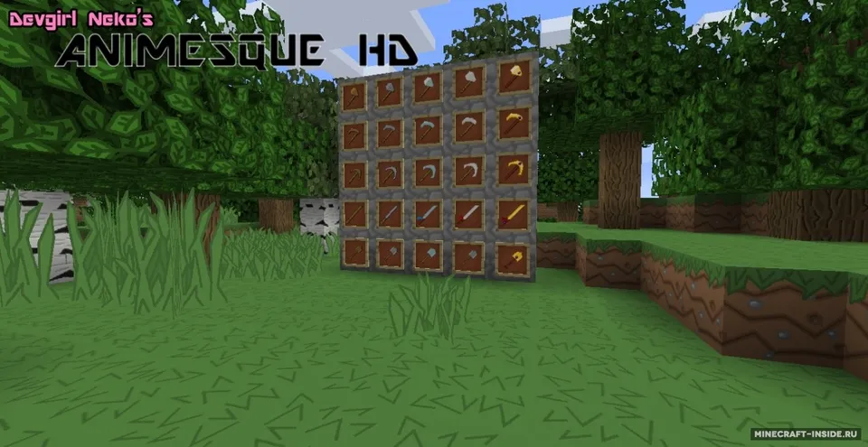 Animesque HD — Minecraft resurs pak, rasm 4