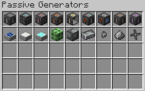 Passive Generator — Minecraft mod, rasm 2