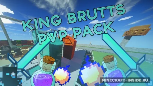 King Bruts PVP — Minecraft resurs pak, rasm 1