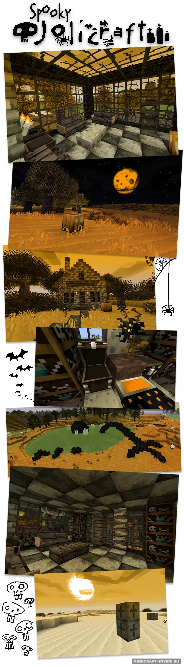 Spooky Jolicraft — Minecraft resurs pak, rasm 2