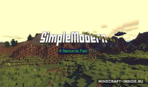 SimpleModern — Minecraft resurs pak, rasm 1