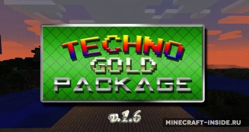 TechnoGoldPackage — Minecraft resurs pak, rasm 1