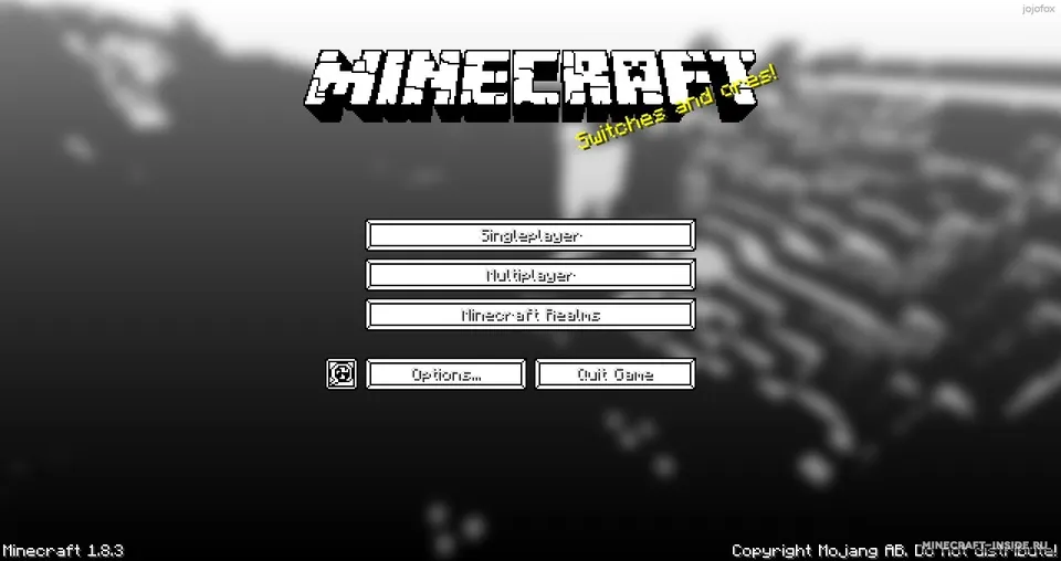 2 colors (black & white) — Minecraft resurs pak, rasm 2