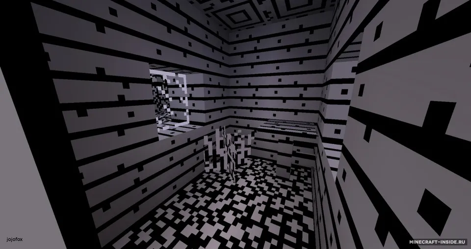 2 colors (black & white) — Minecraft resurs pak, rasm 4