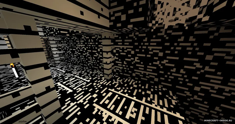 2 colors (black & white) — Minecraft resurs pak, rasm 5