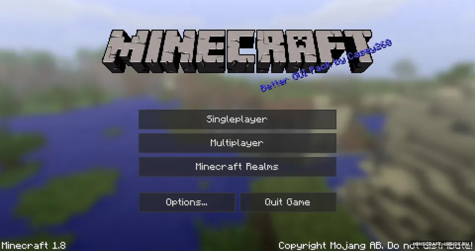 Better GUI — Minecraft resurs pak, rasm 2