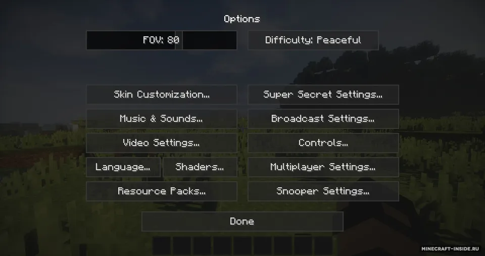 Better GUI — Minecraft resurs pak, rasm 7