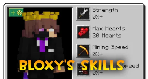 Bloxy's Skills — Minecraft mod, rasm 1
