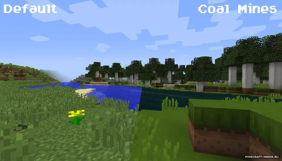 Coal Mines — Minecraft resurs pak, rasm 4