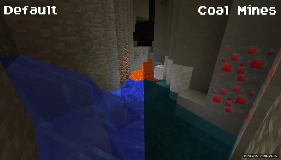 Coal Mines — Minecraft resurs pak, rasm 6