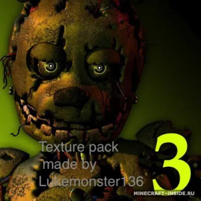 Five nights at freddy's 3 — Minecraft resurs pak, rasm 1