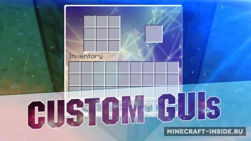 Custom GUIs — Minecraft resurs pak, rasm 1