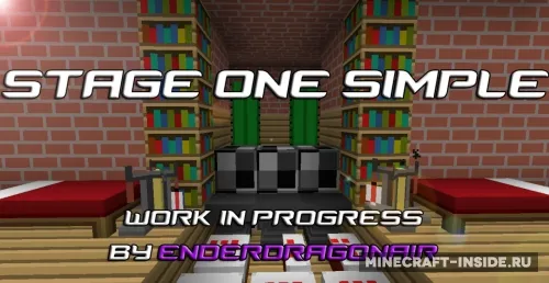 StageOneSimple — Minecraft resurs pak, rasm 1