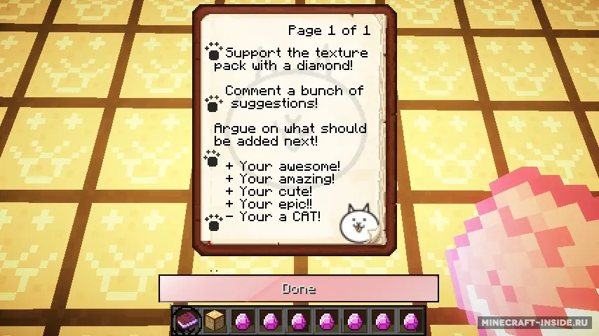 The Battle Cats — Minecraft resurs pak, rasm 6