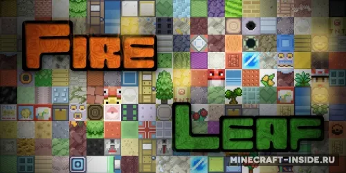 Fire Leaf — Minecraft resurs pak, rasm 1