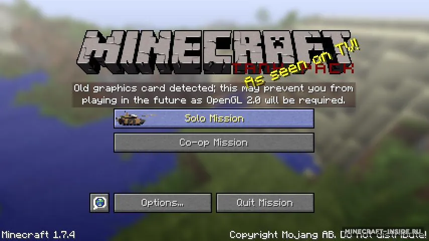 TANK PACK — Minecraft resurs pak, rasm 4