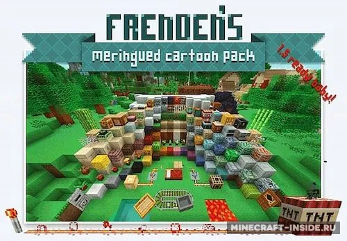 Frenden’s Meringued Cartoon — Minecraft resurs pak, rasm 1