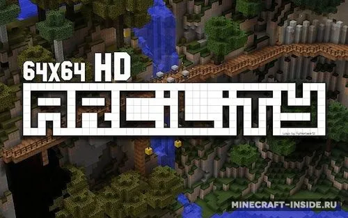 Arcility HD — Minecraft resurs pak, rasm 1