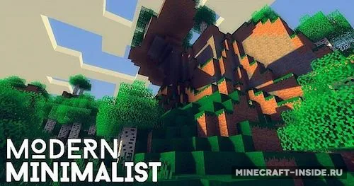 Modern Minimalist — Minecraft resurs pak, rasm 1