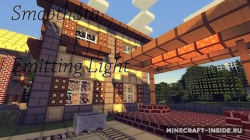 SmoothSta Emitting Light — Minecraft resurs pak, rasm 1