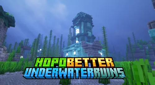 Hopo Better Underwater Ruins — Minecraft mod, rasm 1