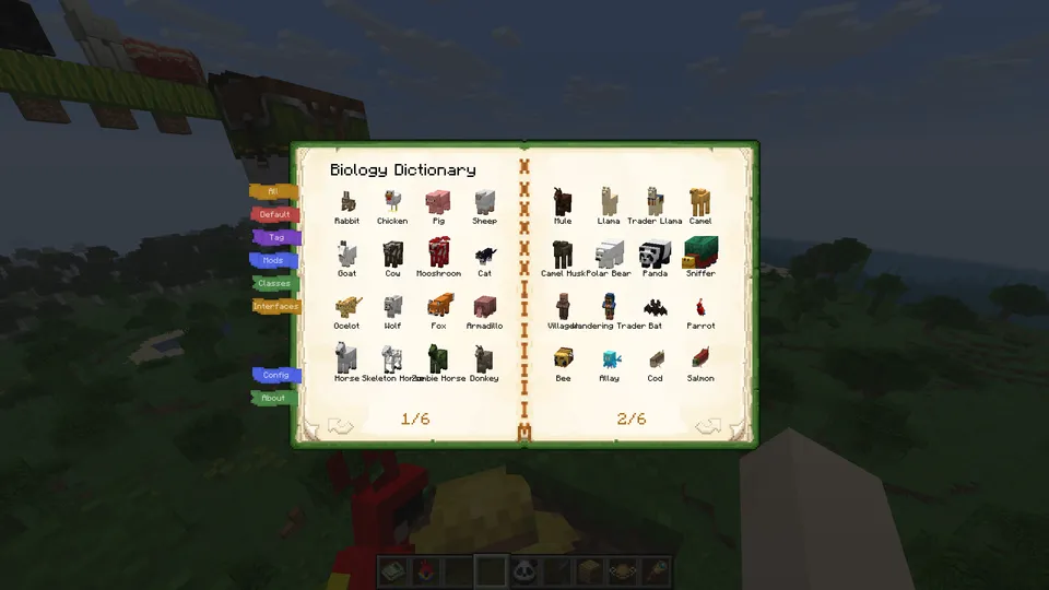 Biology Dictionary — Minecraft mod, rasm 2
