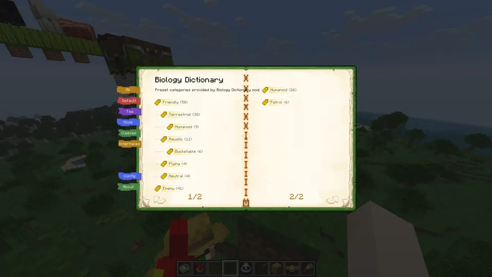 Biology Dictionary — Minecraft mod, rasm 3