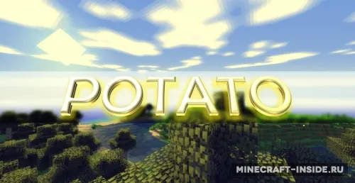 Potato — Minecraft shader, rasm 1