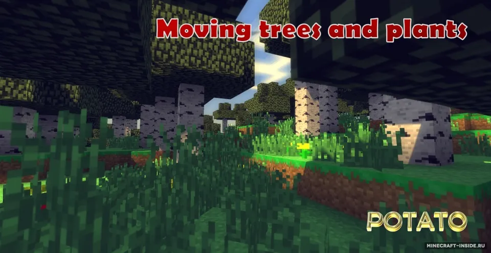 Potato — Minecraft shader, rasm 3
