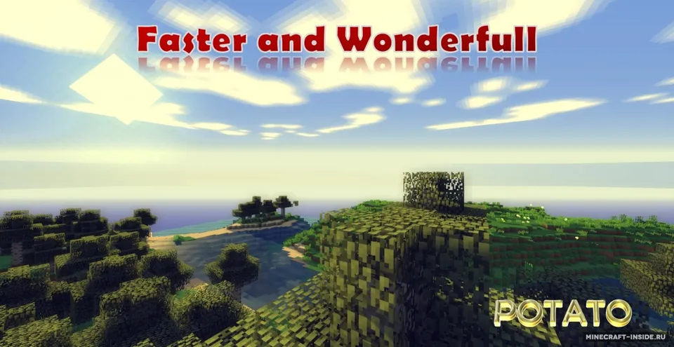 Potato — Minecraft shader, rasm 5