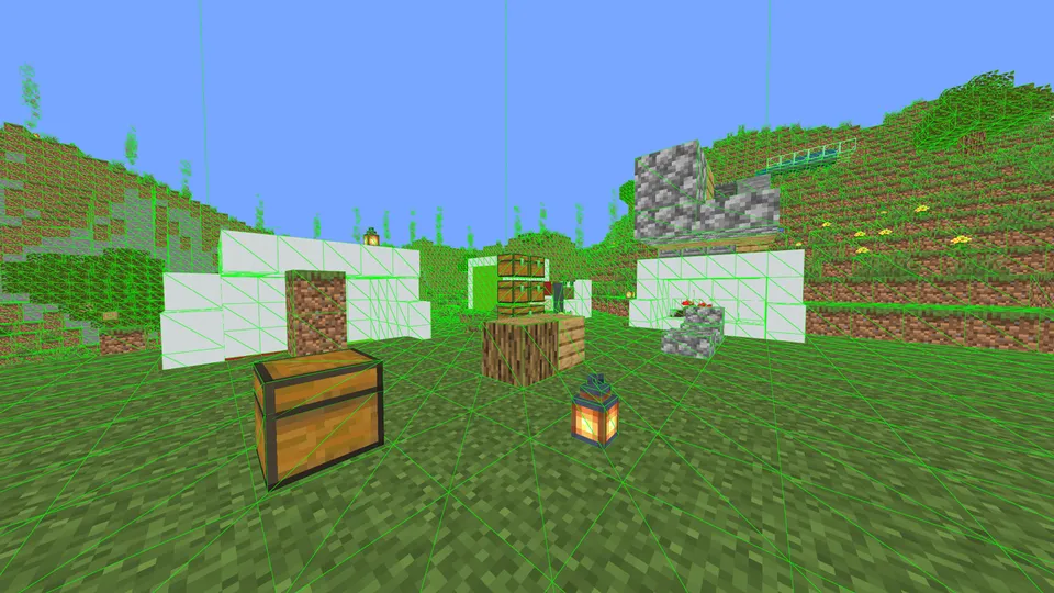 Debug View — Minecraft shader, rasm 2