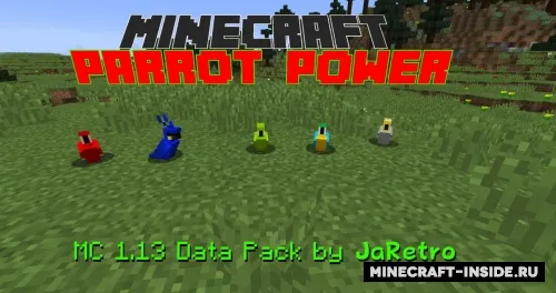 Parrot Power — Minecraft data pak, rasm 1