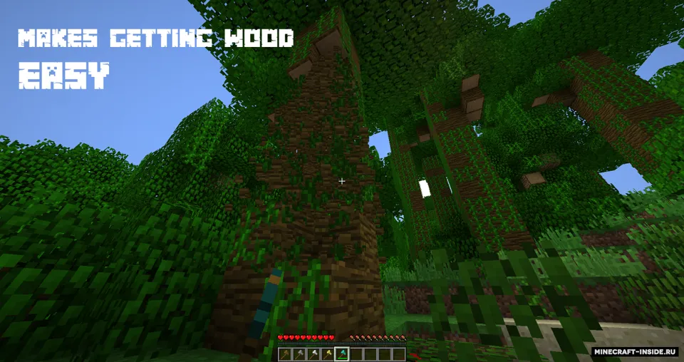 TreeCapitator — Minecraft data pak, rasm 2