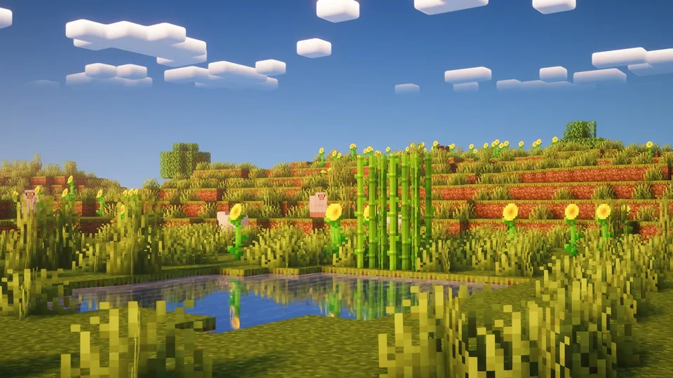 Pine — Minecraft shader, rasm 2