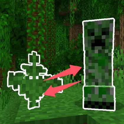 Creefern (Creeper Fern) — Minecraft mod, rasm 1