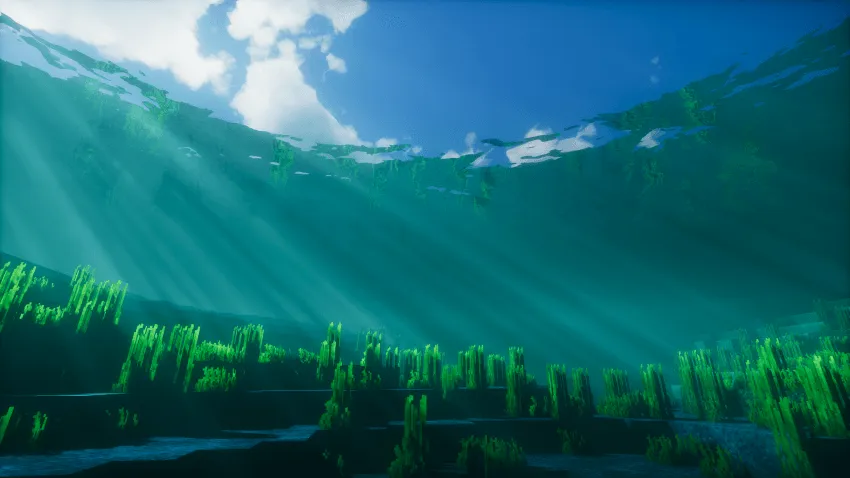 Spring SSP — Minecraft shader, rasm 4