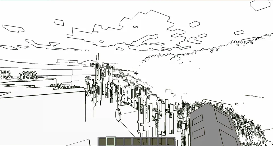 Outline — Minecraft shader, rasm 5