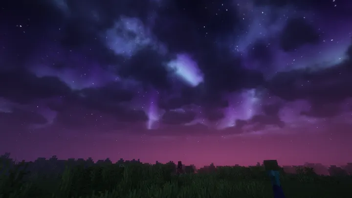 "Koinot Yuragi" sheyderlari — Minecraft shader, rasm 4
