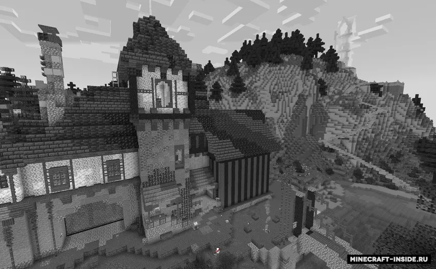 B&W — Minecraft shader, rasm 2